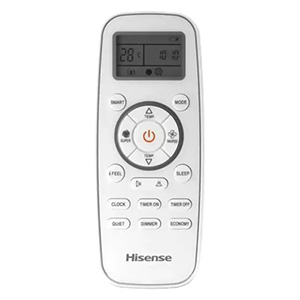 کنترل از راه دور کولر گازی 24000 هایسنس مدل AS-24HR4SXBTV01
